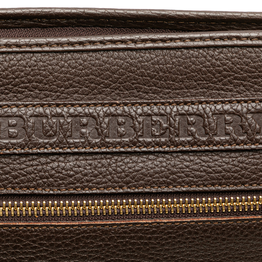 Pre-Loved Burberry Leather Shoulder Bag - Picture 8 of 12
